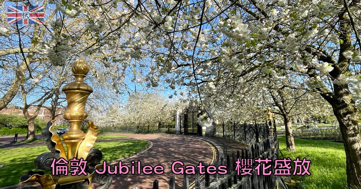 倫敦 Jubilee Gates 櫻花盛放