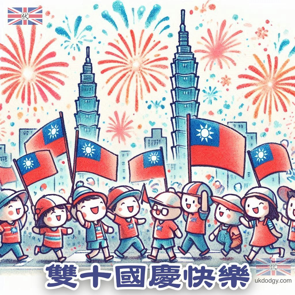 雙十節圖案q版