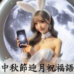 中秋節迎月祝福語