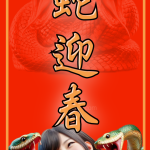 靈蛇迎春 - 蛇年揮春 春聯