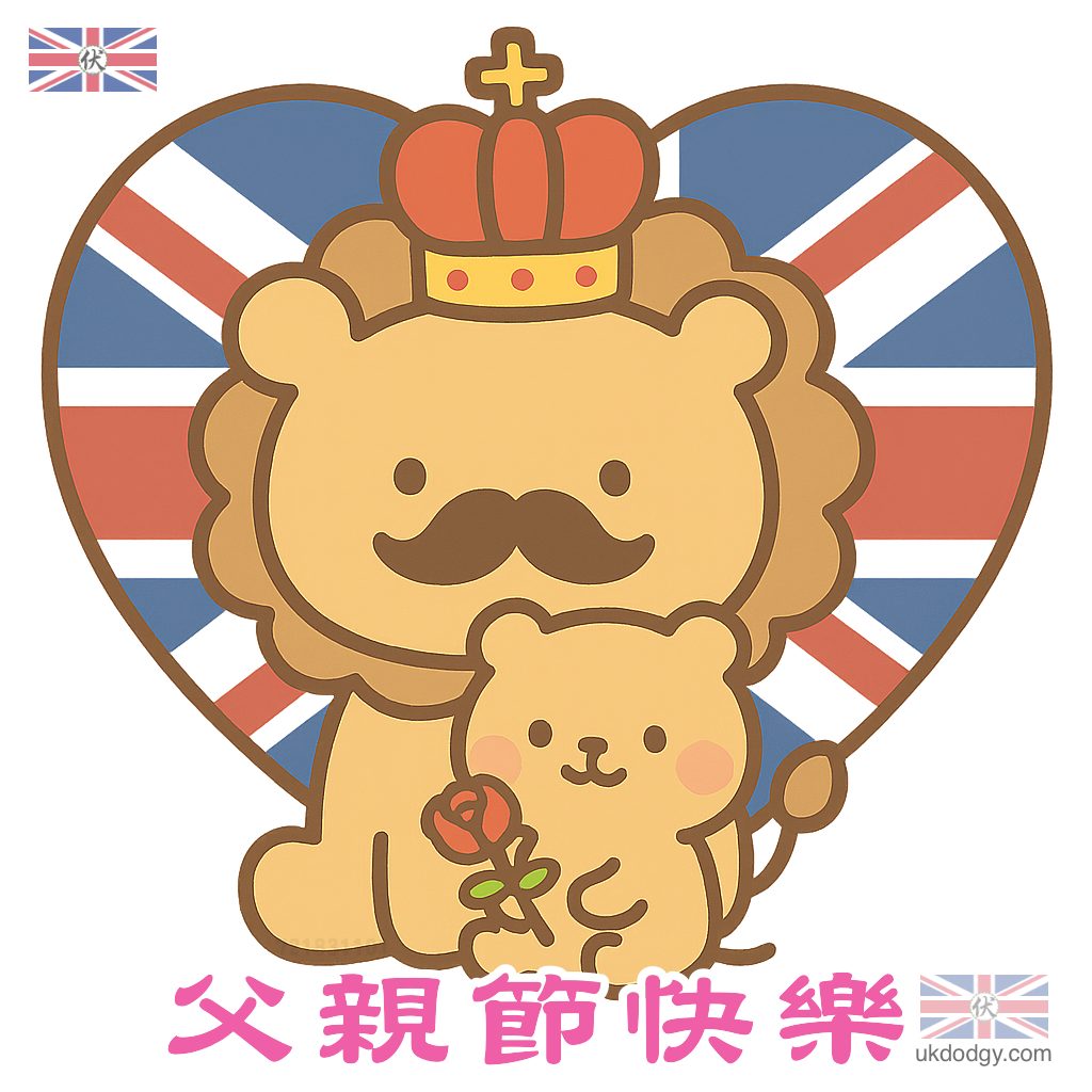 英國父親節快樂圖案