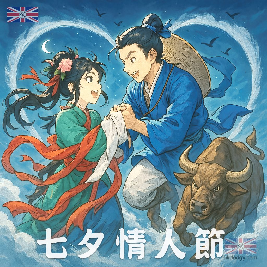 七夕情人節卡通