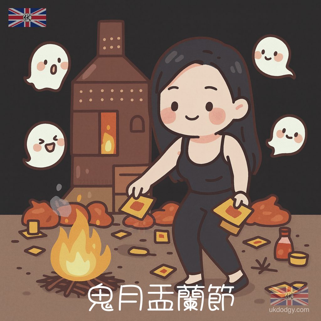 鬼月盂蘭節圖案