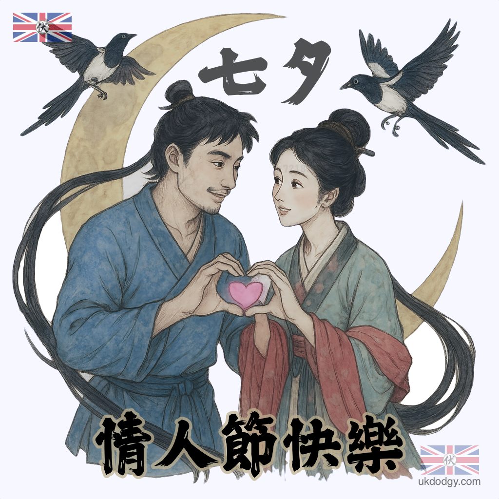 七夕祝福情人節快樂