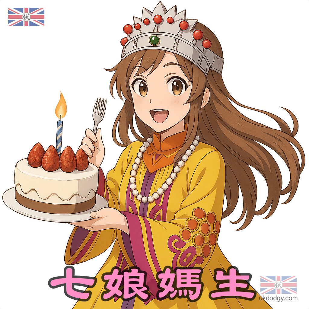 七星娘娘七娘媽生日快樂圖案