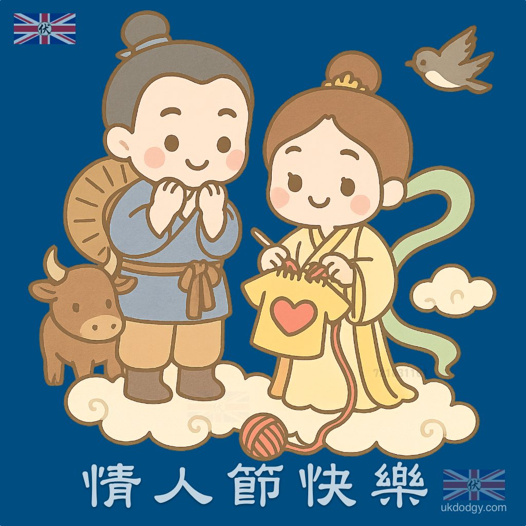 祝福大家七夕情人節快樂