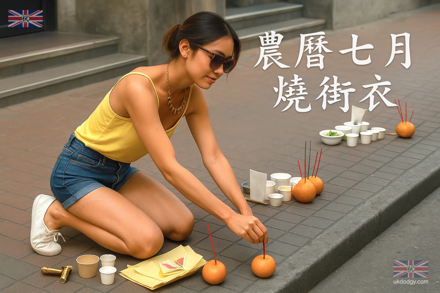 農曆七月燒街衣