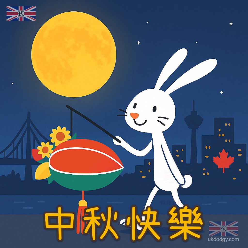 加拿大中秋節快樂圖