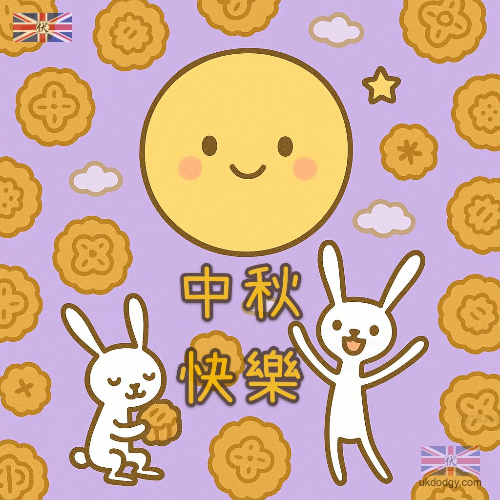 中秋節可愛圖案