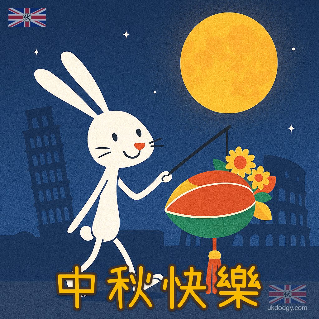 意大利中秋節快樂圖