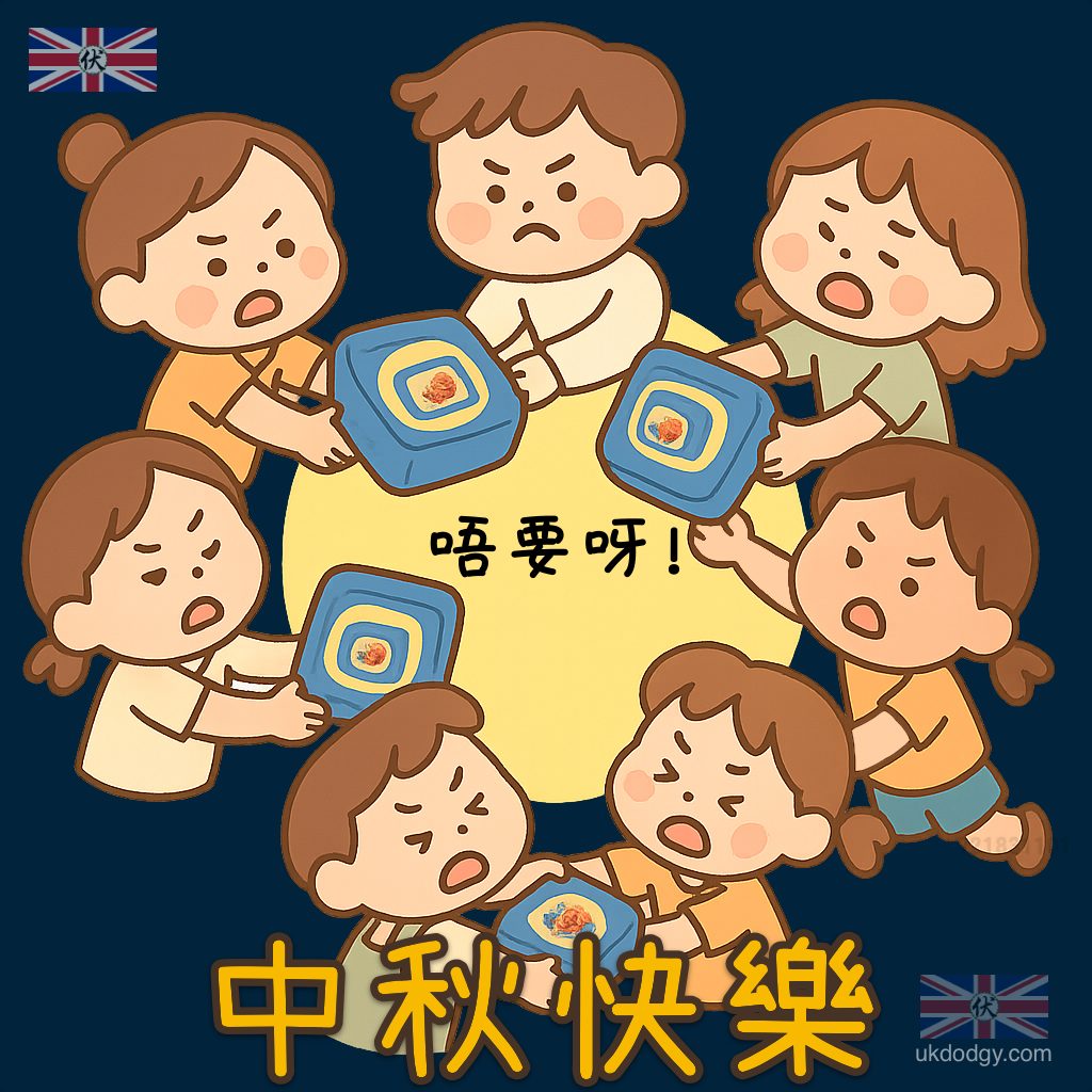 中秋節送月餅搞笑賀卡