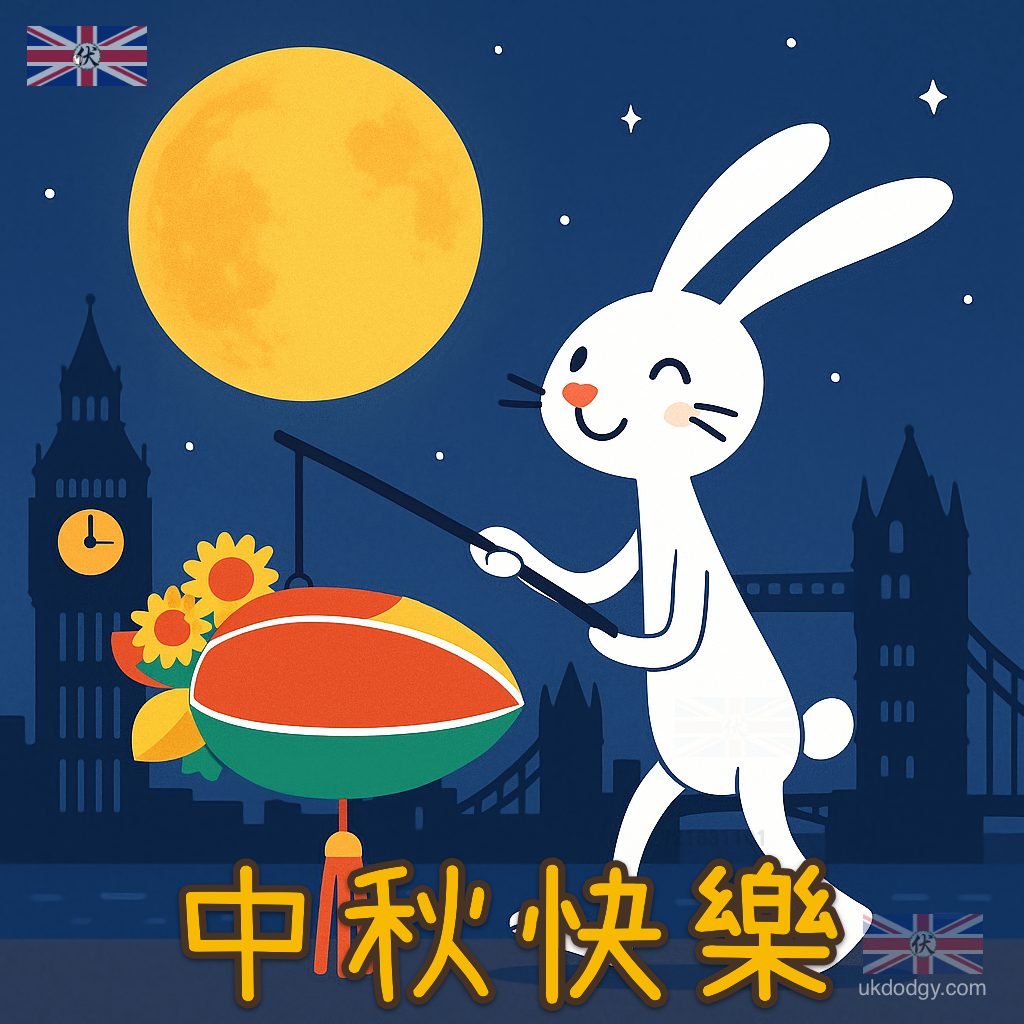 英國中秋節快樂圖