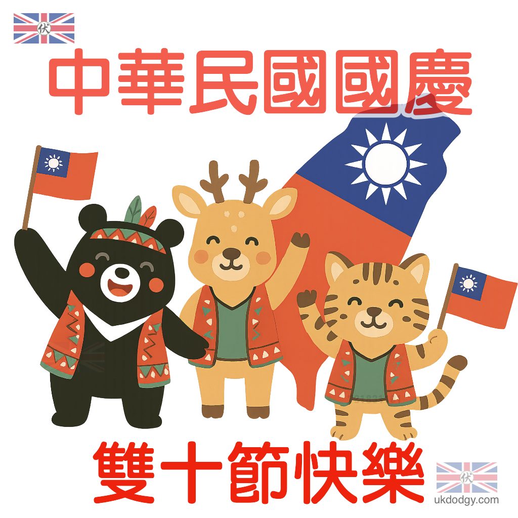 中華民國國慶海報插畫