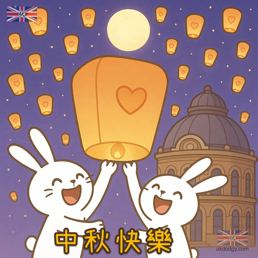 免費英國列斯中秋節Q版圖案