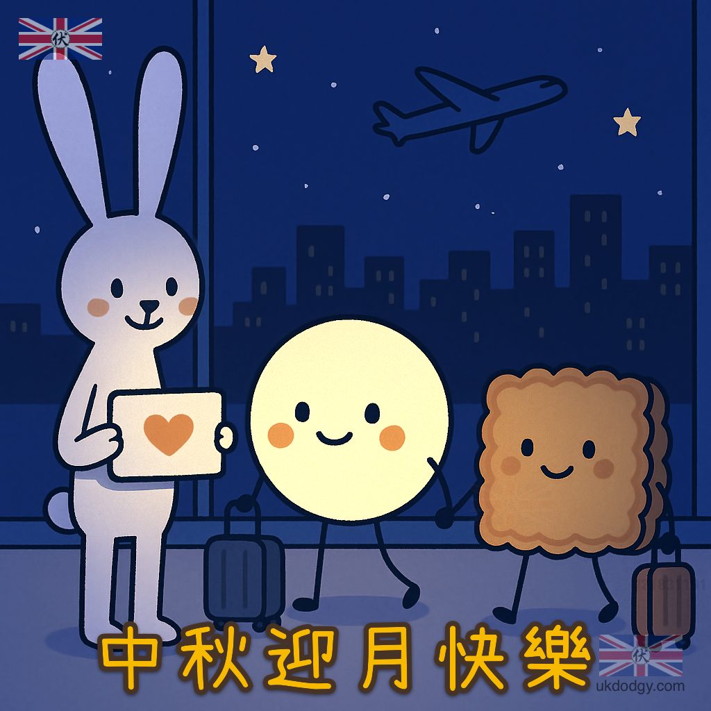 中秋節迎月圖免費下載|Q版插畫素材