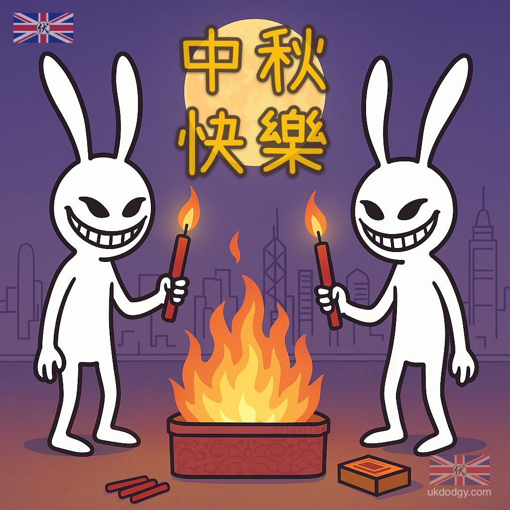 中秋節快樂煲蠟