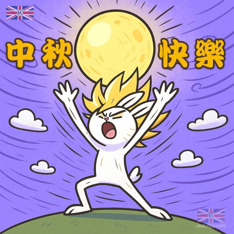 玉兔q版 - 英國伏味濃