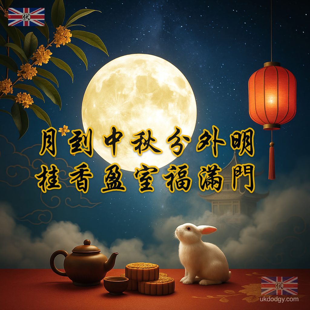 中秋節祝福長輩圖|月宮仙境
