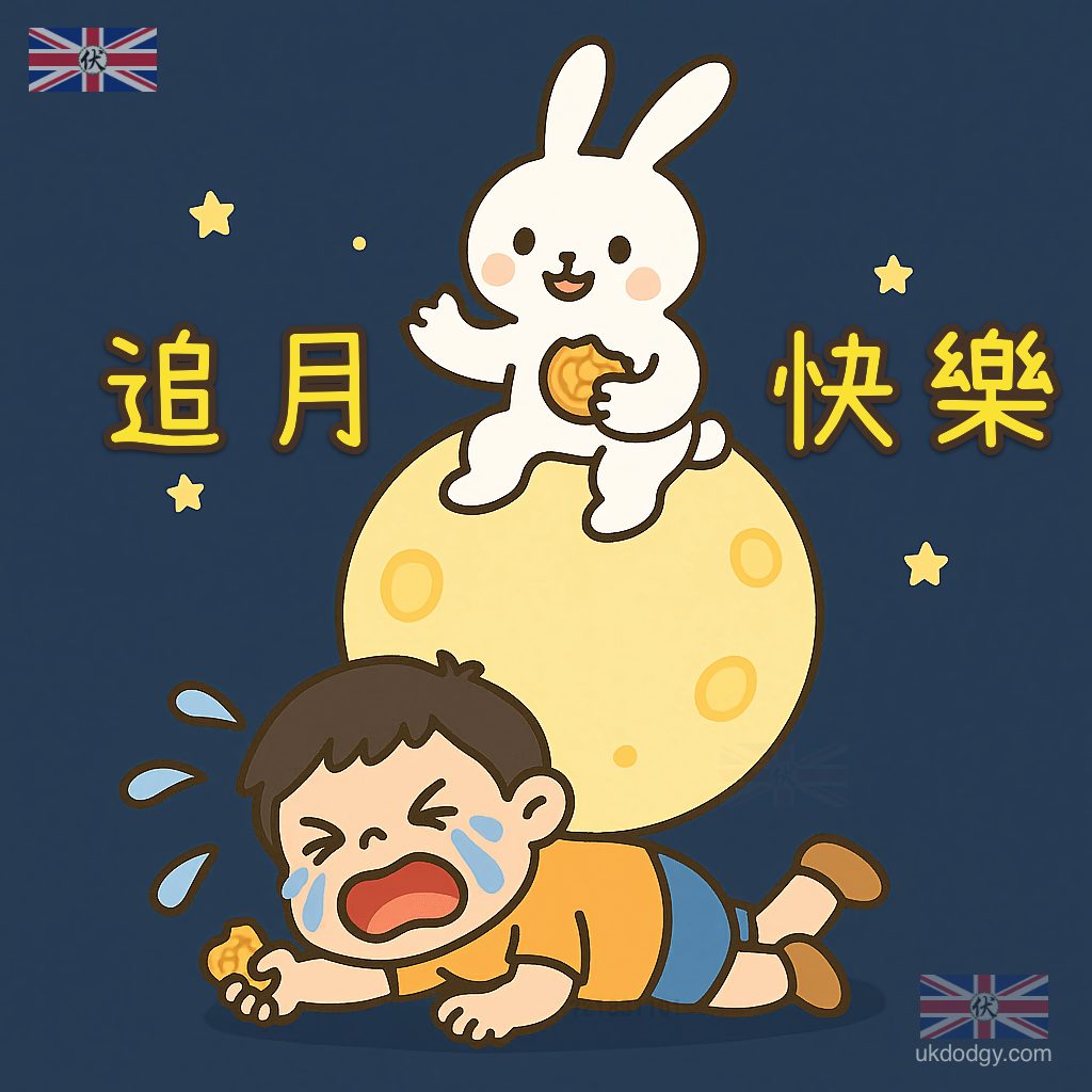 中秋節快樂｜追月玉兔 Bye Bye