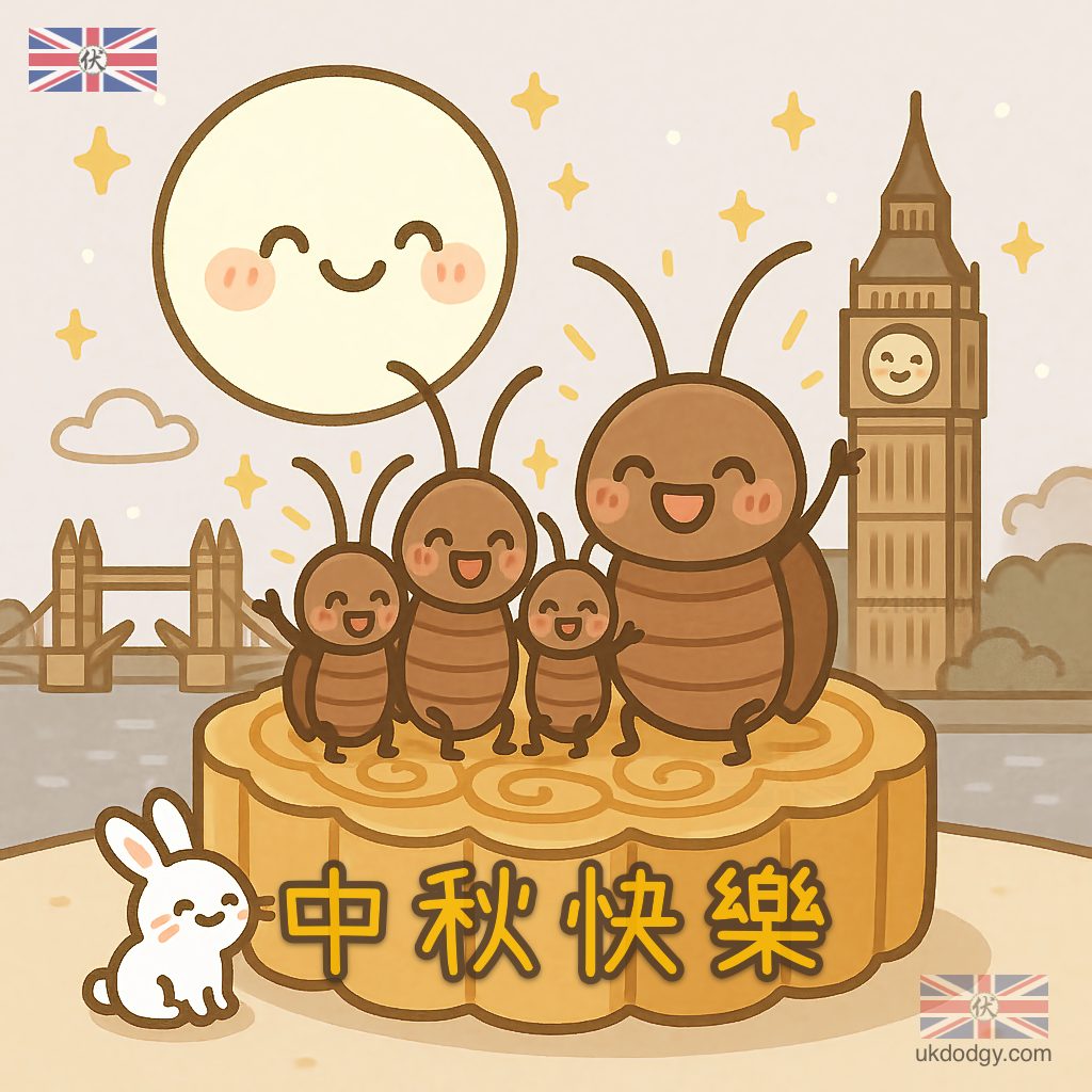 中秋節圖片Q版免費下載|移英曱甴賞月夜