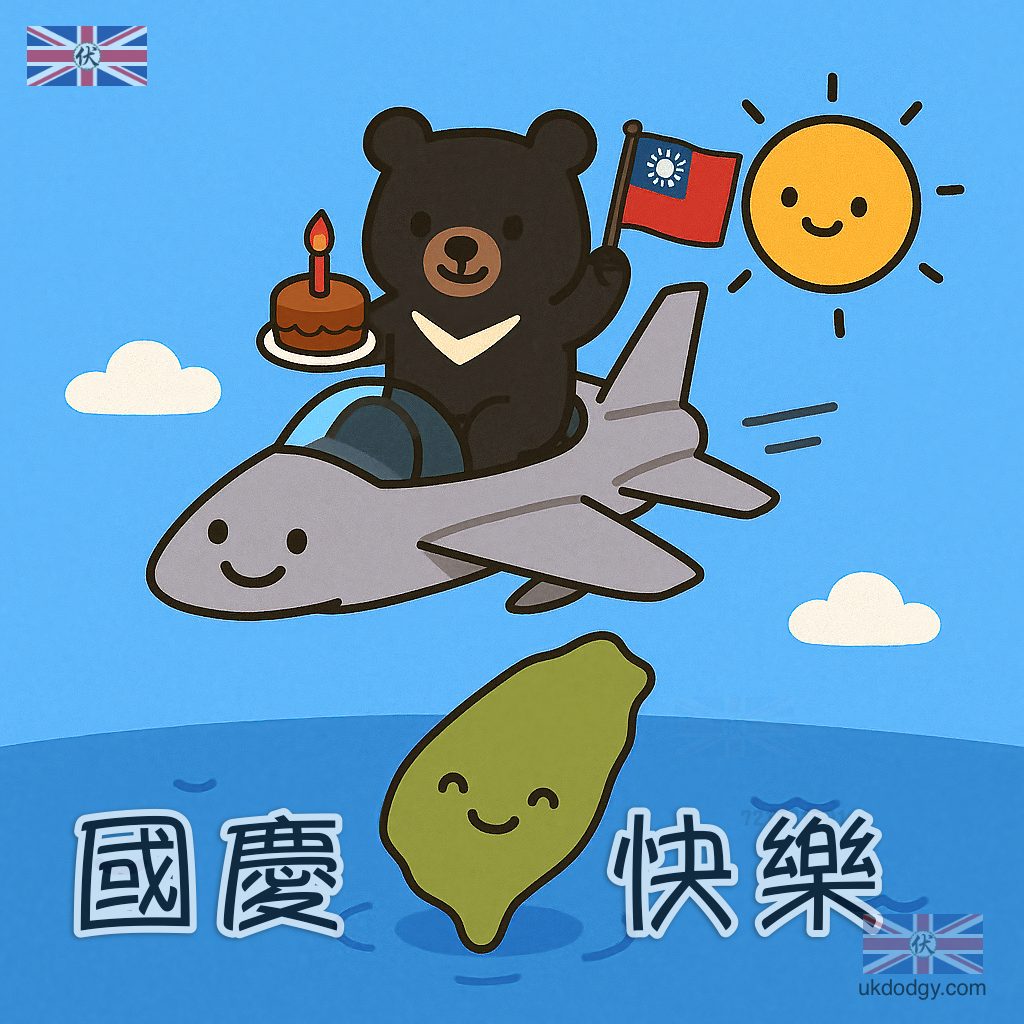 國慶日插畫