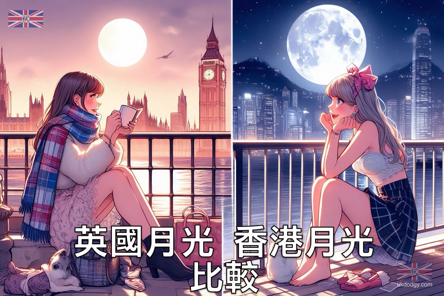 英國月光 香港月光 比較