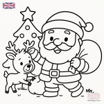 聖誕節著色圖