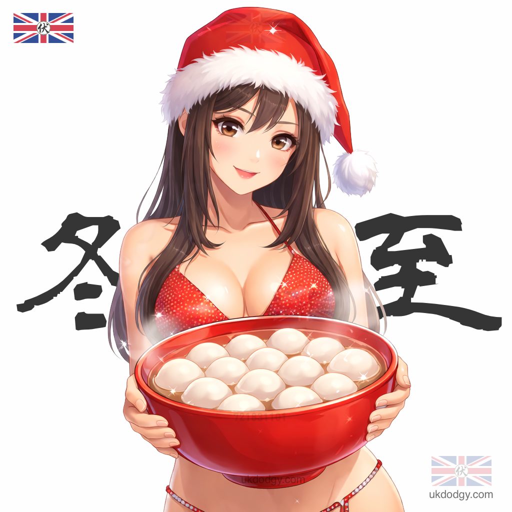 冬至2025卡通插畫