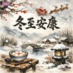 冬至安康圖片