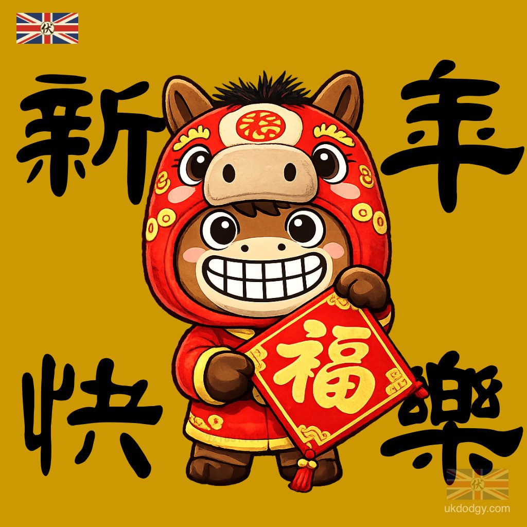 2026新年快樂圖 |  馬年可愛賀圖