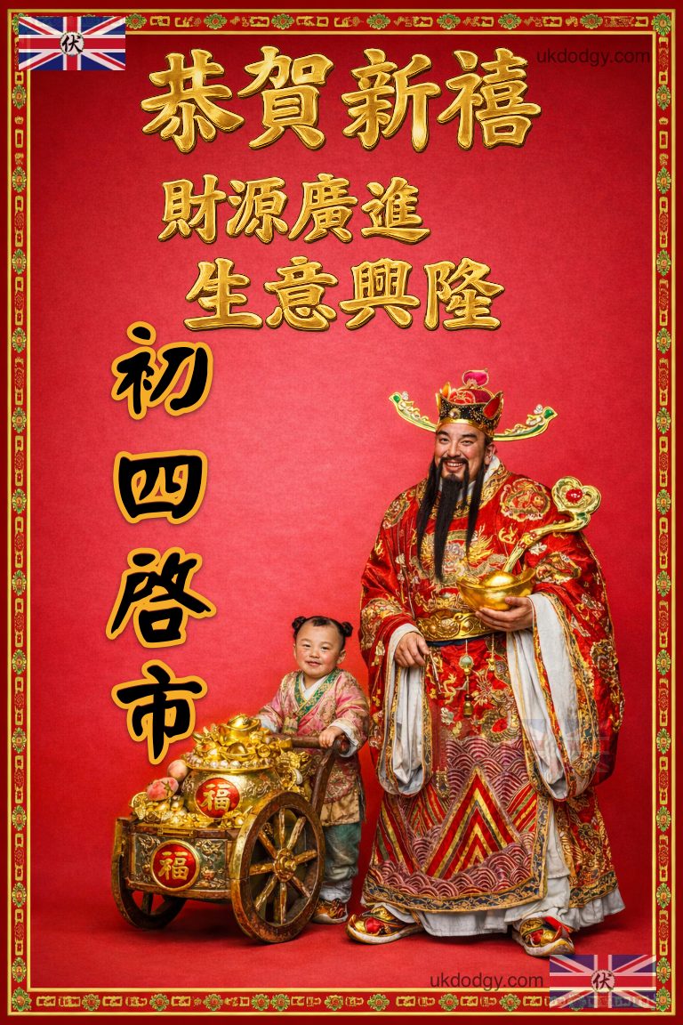 初四啟市｜開市揮春