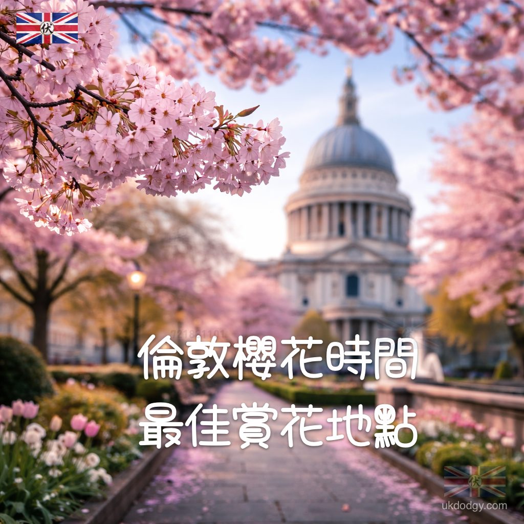 London Cherry Blossom Guide｜倫敦櫻花時間與最佳賞花地點