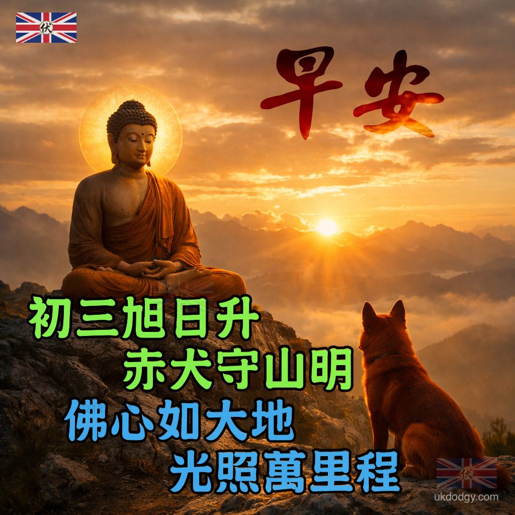 大年初三早安圖