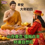 大年初四早安圖