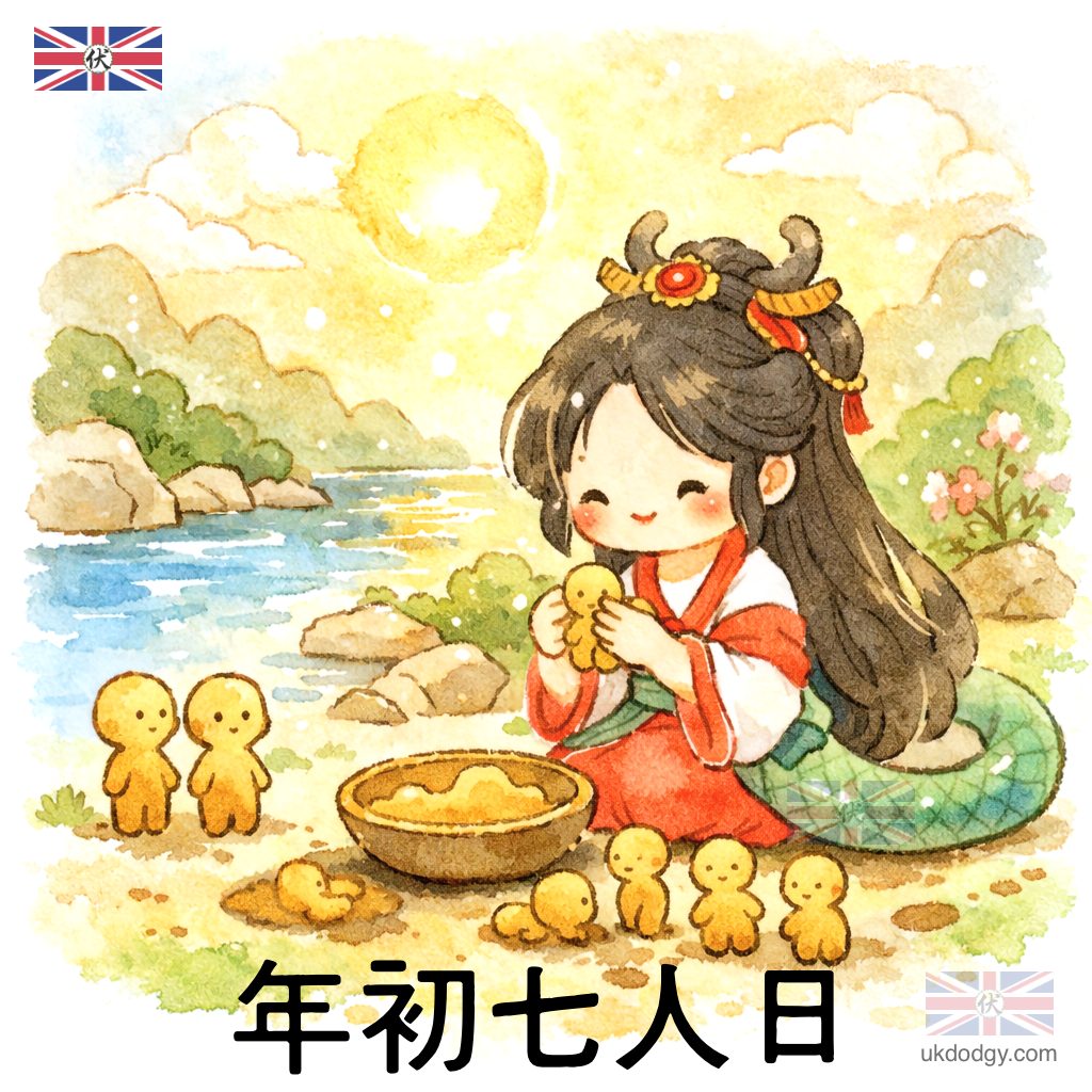 年初七人日圖片素材