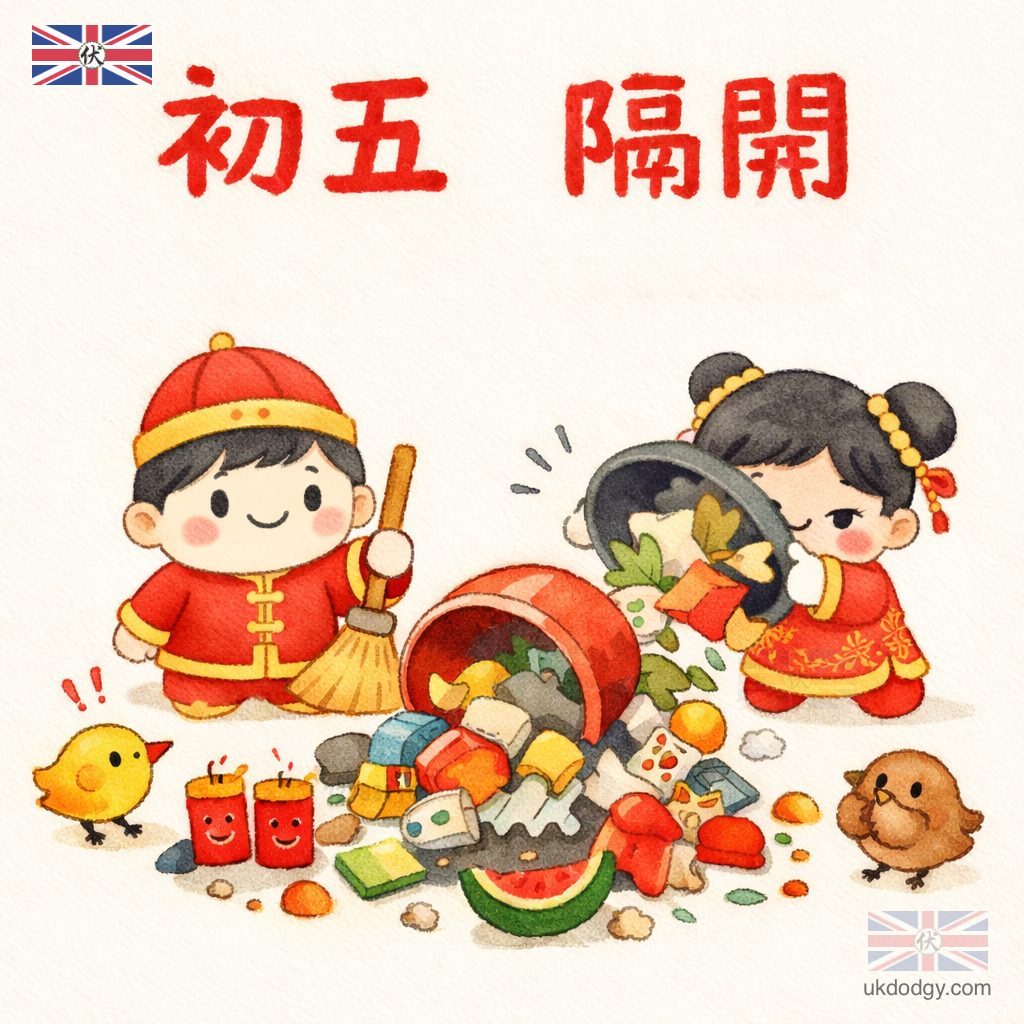 初五隔開