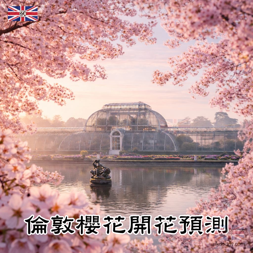 London Cherry Blossom Forecast｜倫敦櫻花開花預測