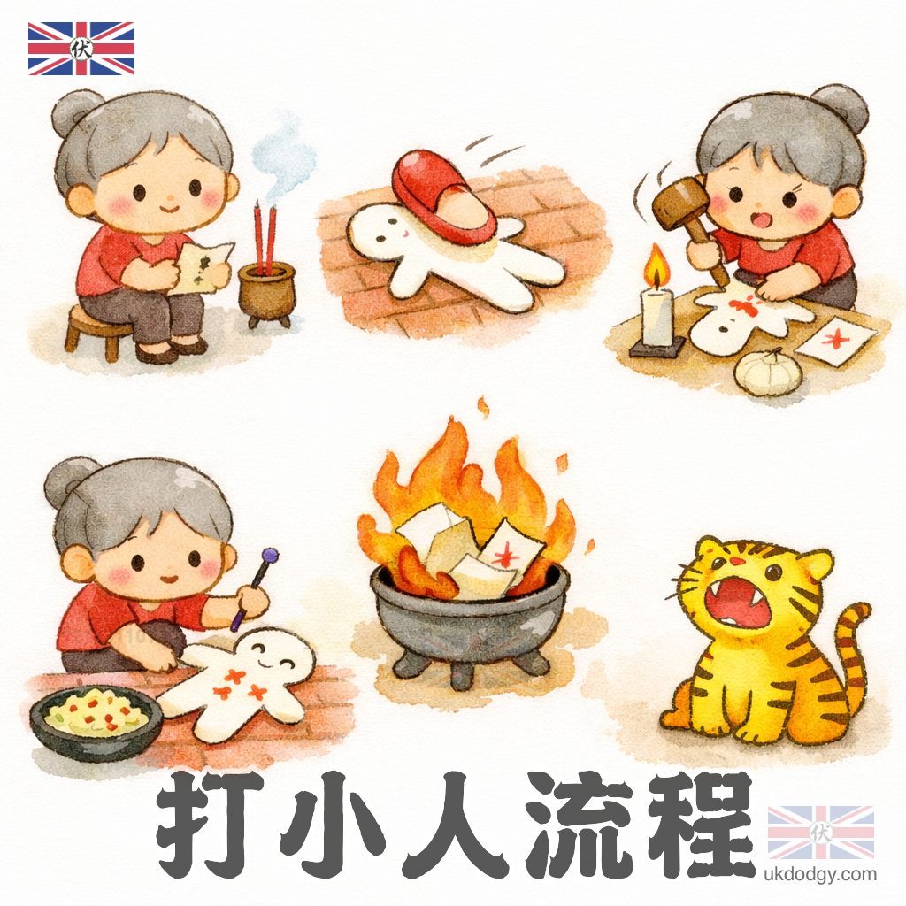 打小人流程圖解