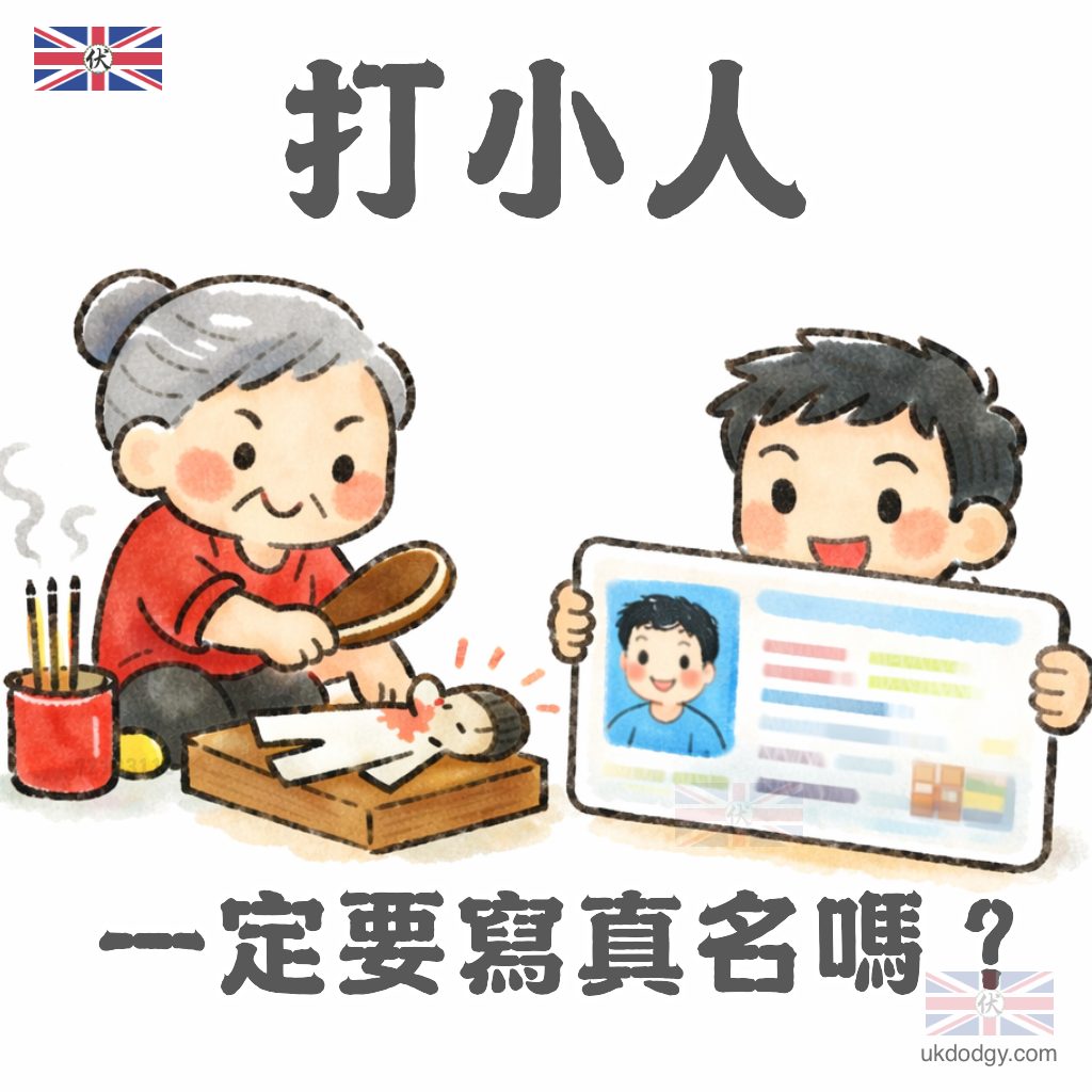 打小人一定要寫真名嗎？