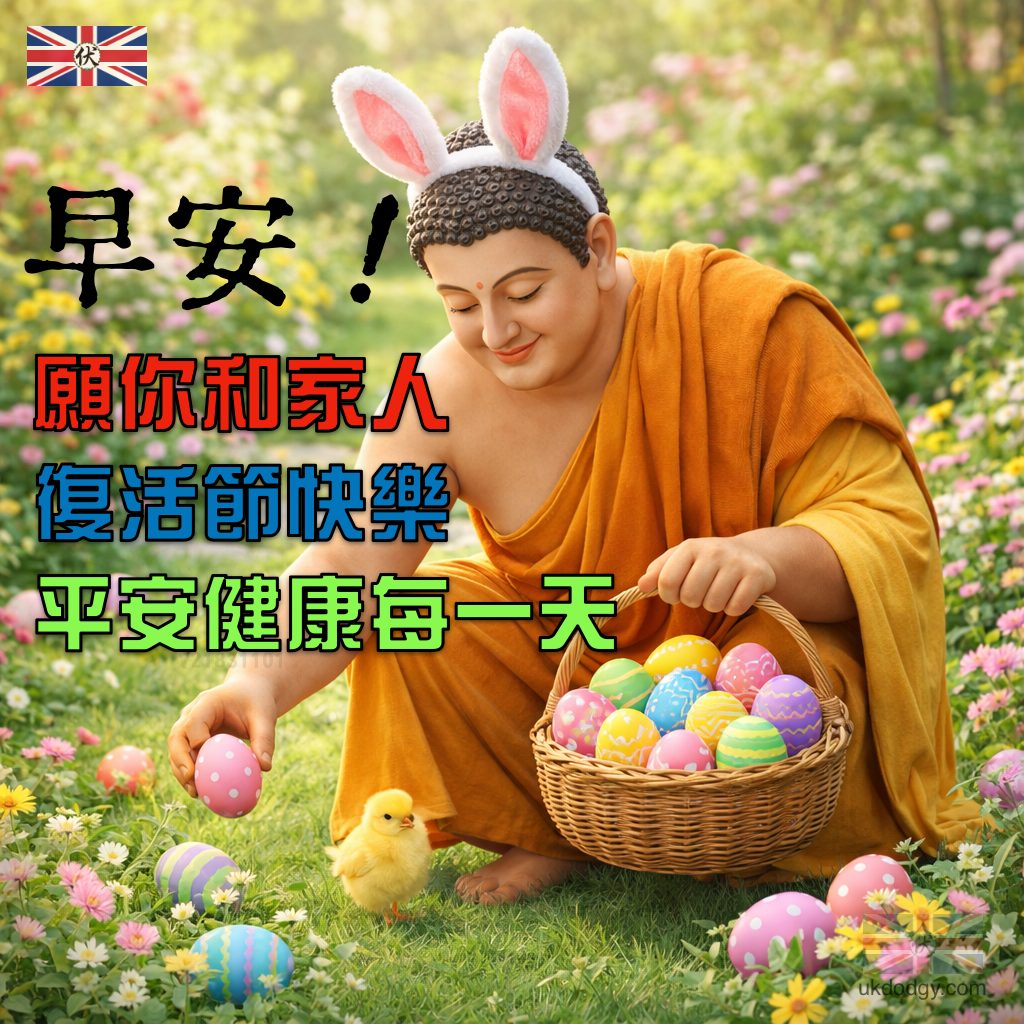 復活節早安圖