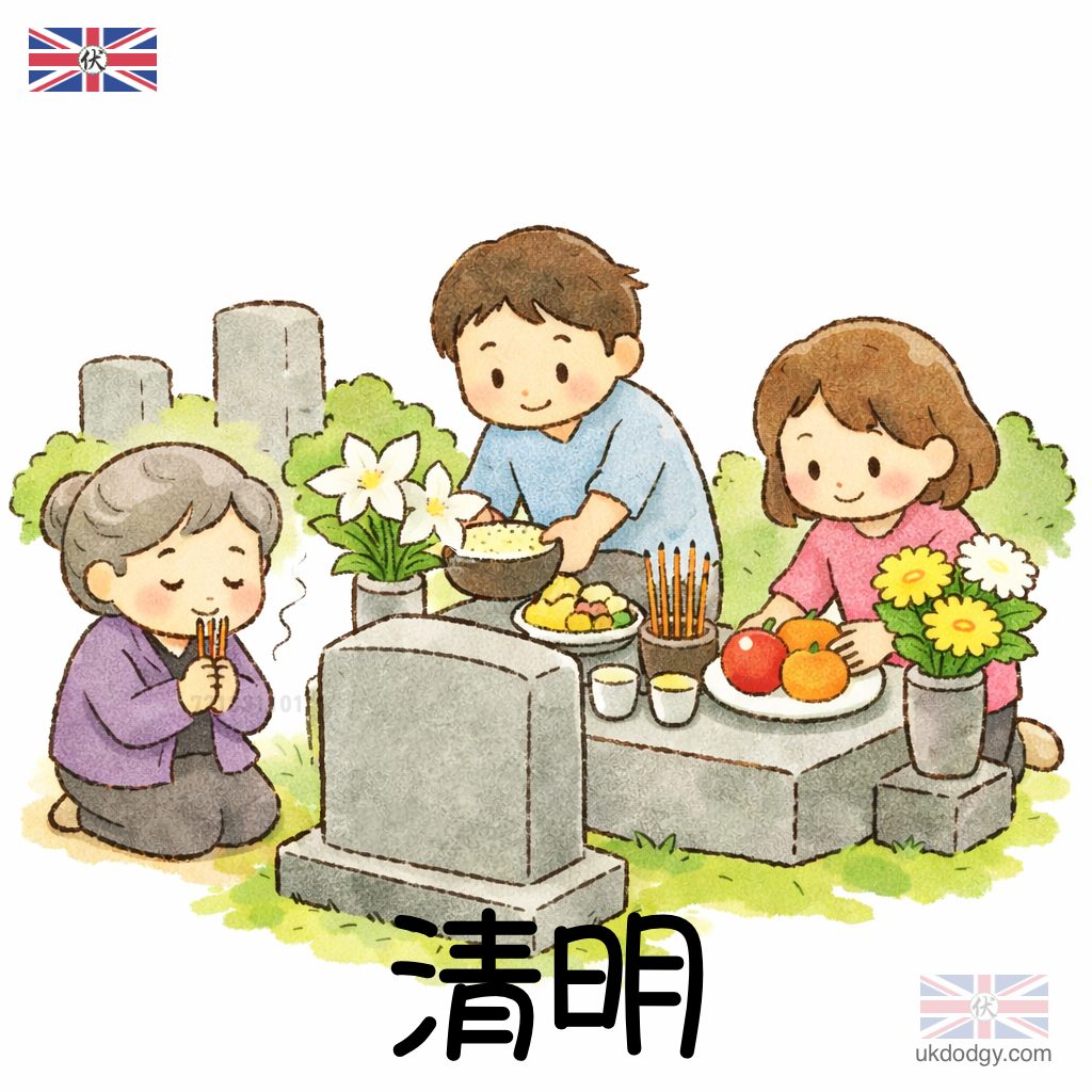 清明節卡通圖案