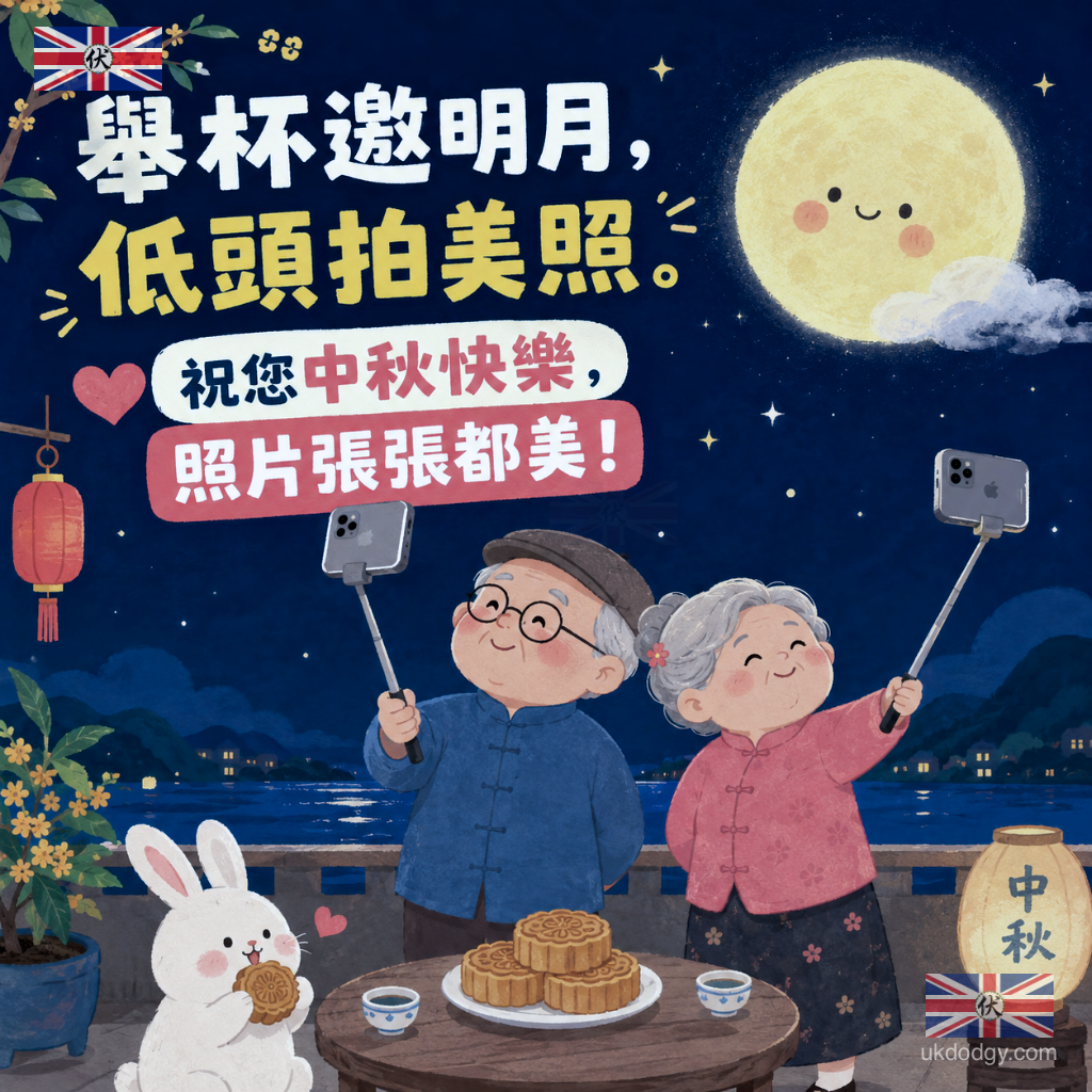 2026中秋節快樂長輩圖