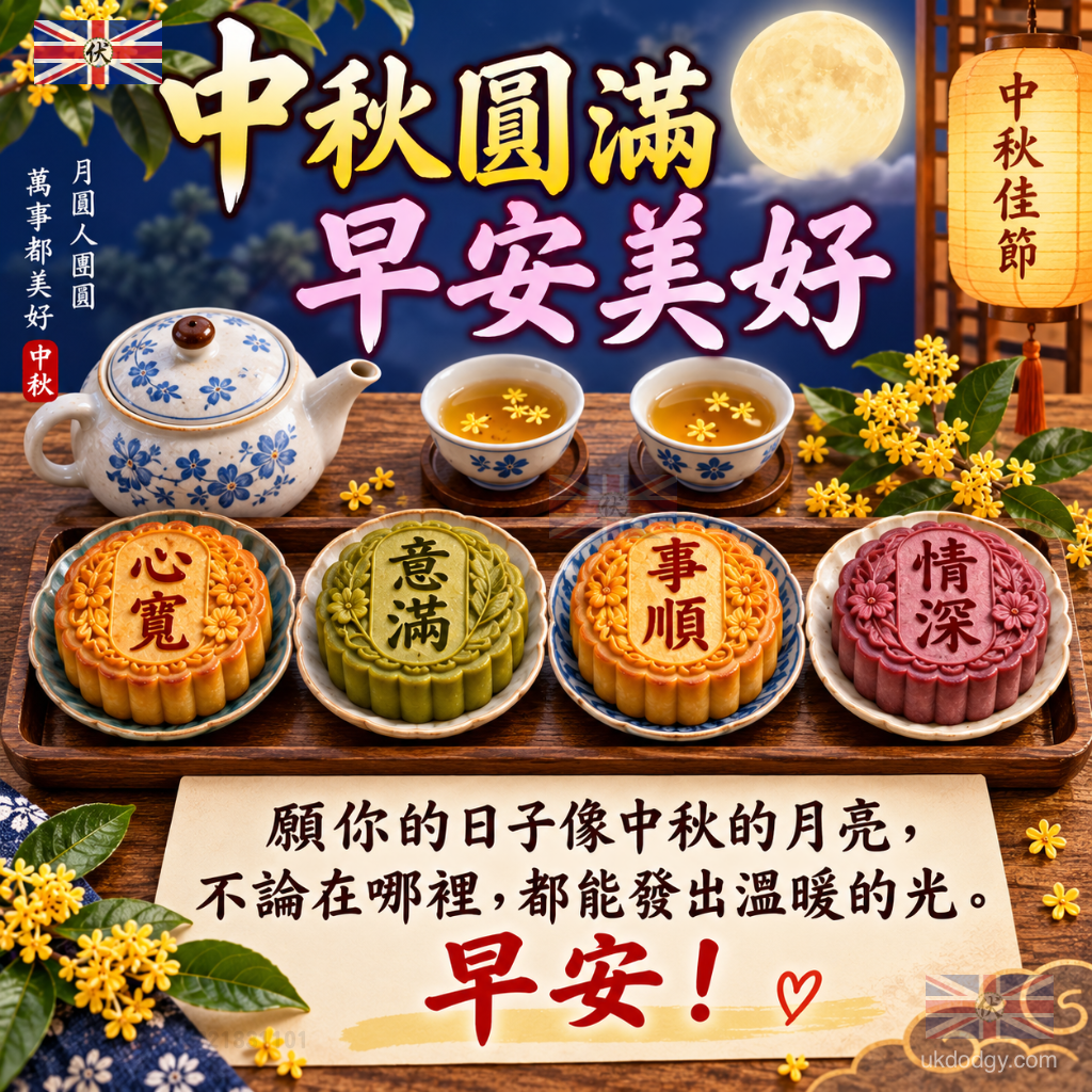 2026 中秋節早安圖