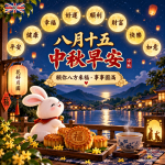 長輩圖祝賀中秋節快樂