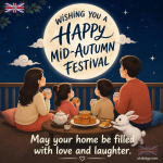中秋快樂英文圖｜Happy Mid-Autumn Festival 祝福卡