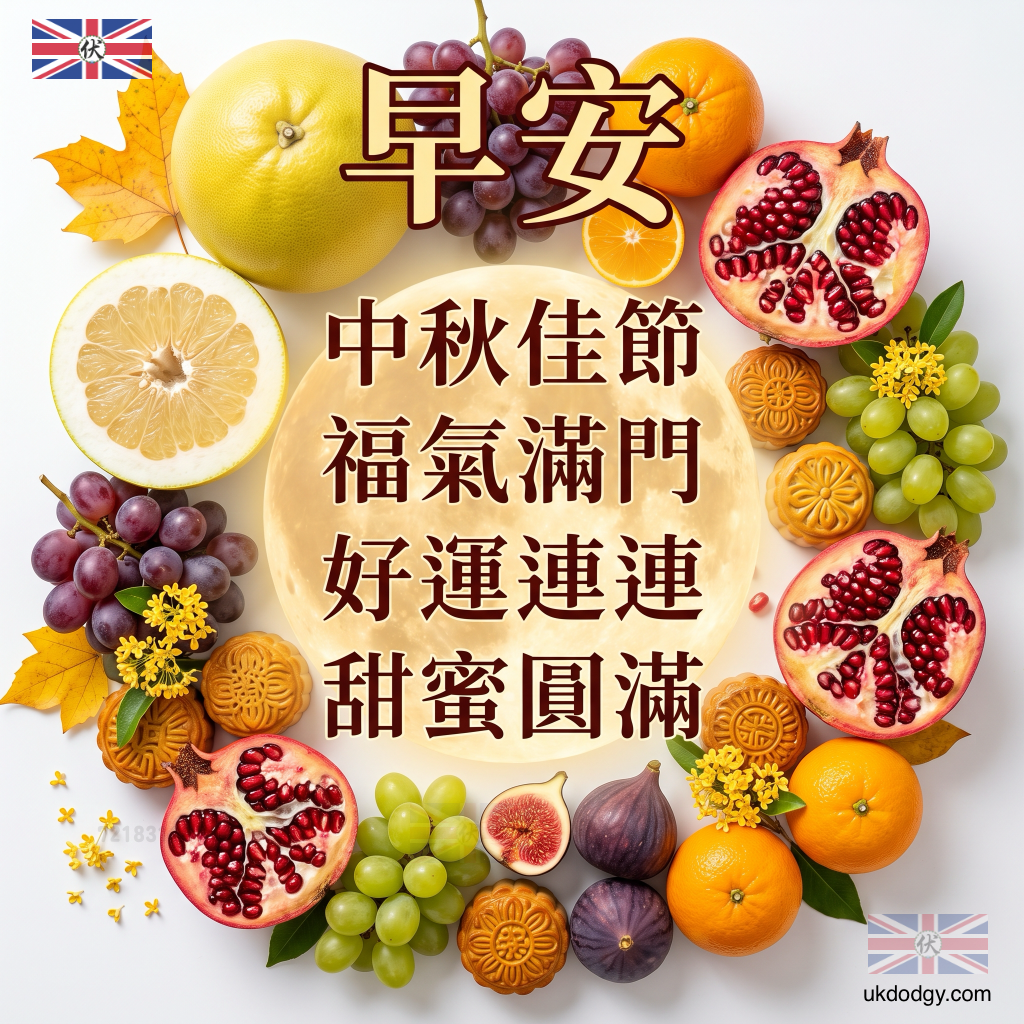 中秋節早安圖WhatsApp