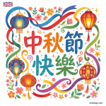 中秋節字體圖片PNG去背圖免費下載|彩色繁體字