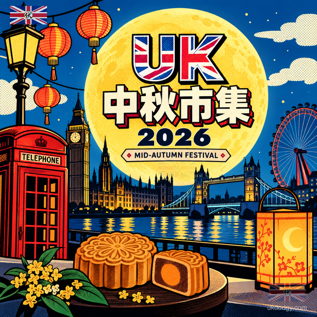 英國中秋市集 2026|倫敦、曼城、伯明翰、謝菲爾德、愛丁堡、格拉斯哥中秋活動