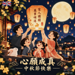 中秋節 - 孔明燈祈願電子卡