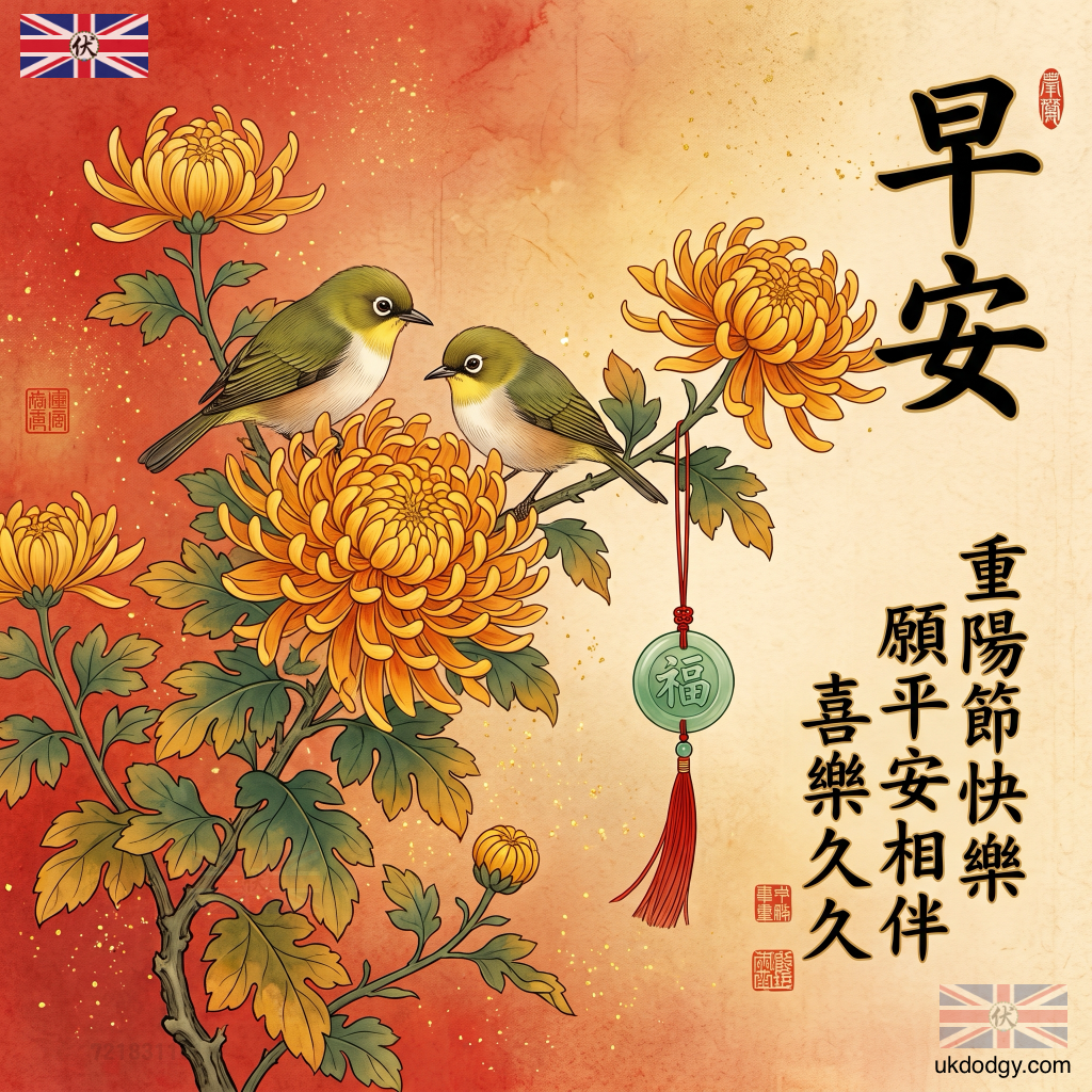 早安重陽節快樂